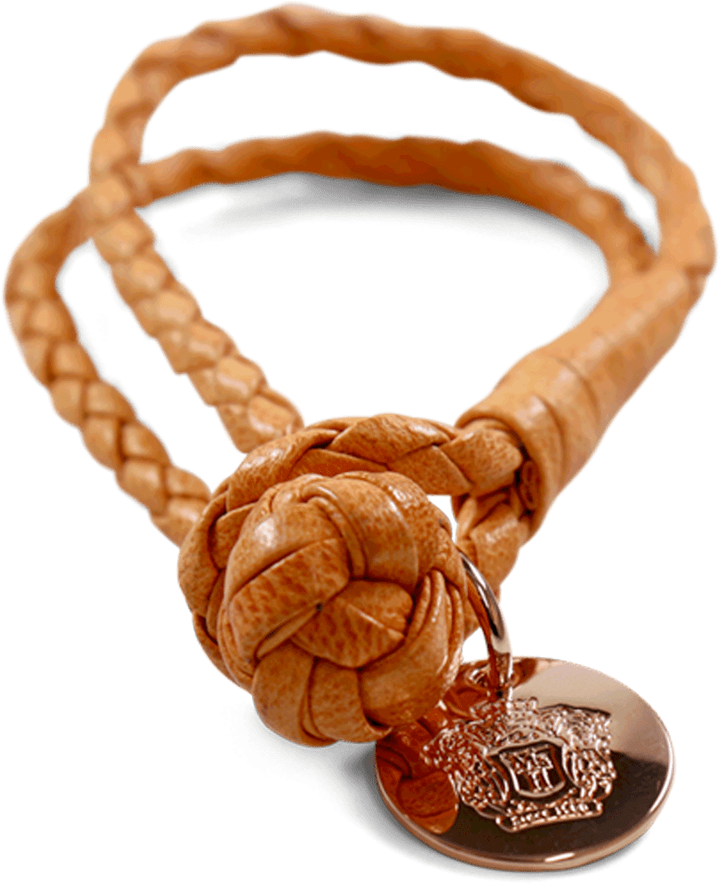 Bracelets Caro 1 Woven Light Orange Accessory Rose - Bead (1024x1024), Png Download