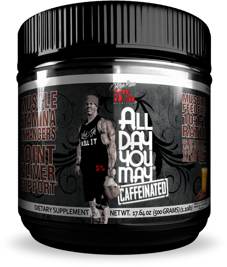 All Day You May Caffeinated - 5% Nutrition All Day You May (1024x1024), Png Download