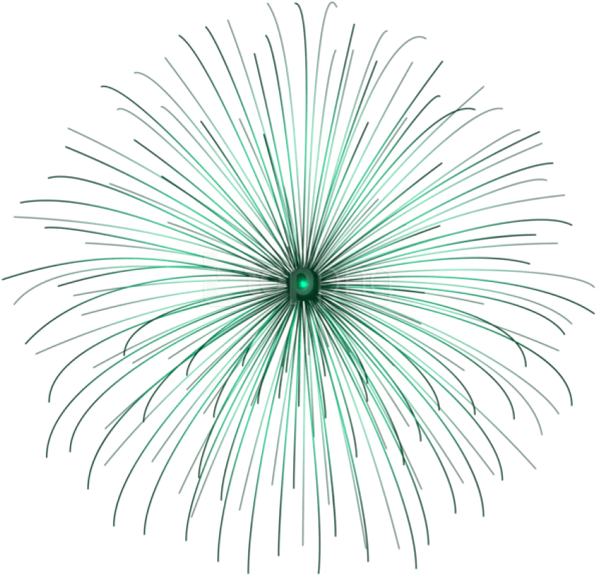 Free Png Firework Circle Png Png - Blue Transparent Fireworks (850x819), Png Download