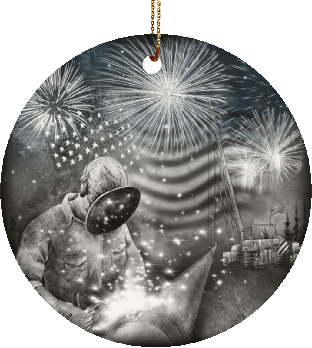 Custom Subornc Ceramic Circle Ornament - Sphere (1155x1155), Png Download