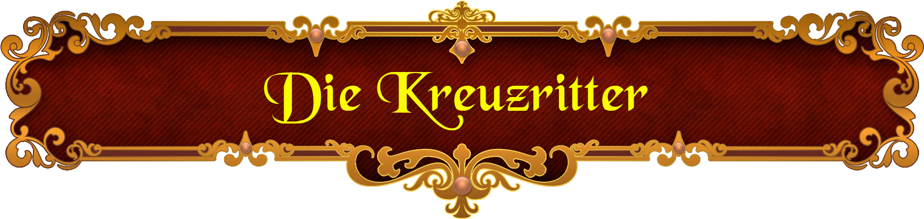 Die Kreuzritter - Fantasy Image Border Png (1884x491), Png Download