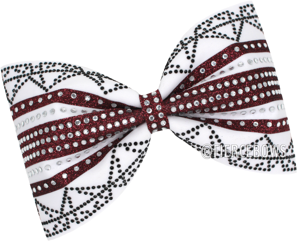 Double Diamond Rhinestone Tailless Bow (1024x1024), Png Download
