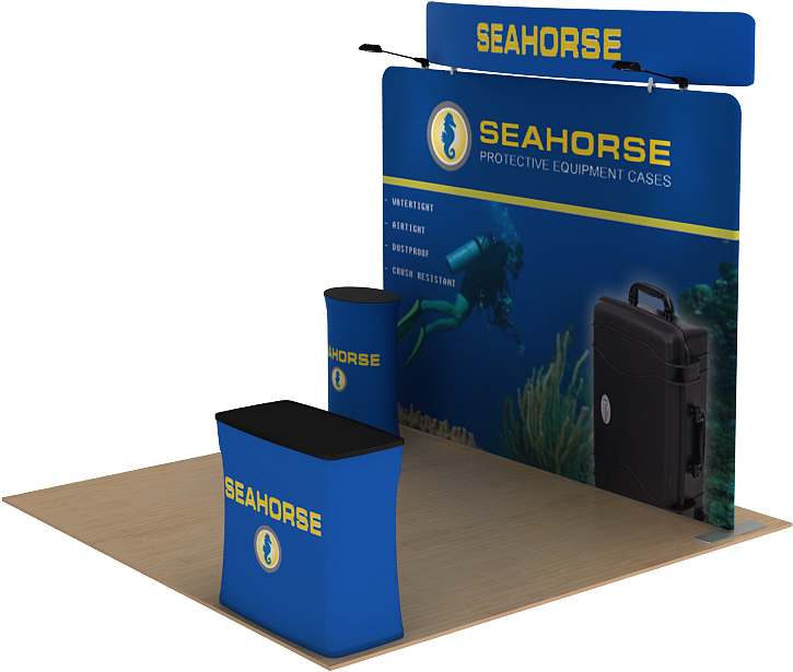 Seahorse C - Box (1200x682), Png Download