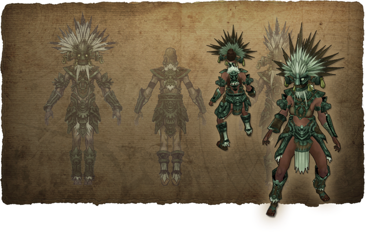 Diablo 3 Witch Doctor Armour Sets (749x476), Png Download