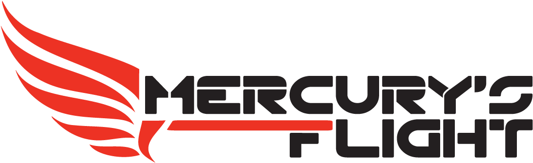 Mercury's Flight Logo - Graphics (1223x382), Png Download