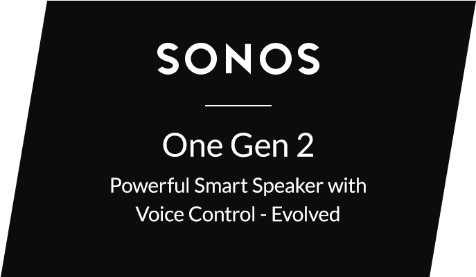 Sonos One Gen 2 Smart Speakers - Tan (800x400), Png Download