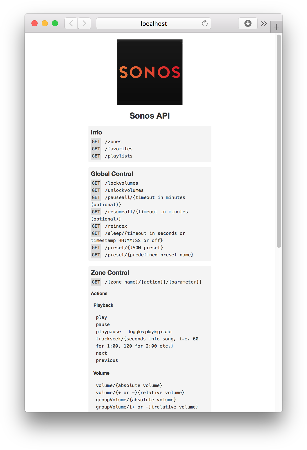 Sonos Http Api (1232x1780), Png Download