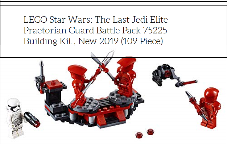 Lego Star Wars - Lego Praetorian Guard Battle Pack (735x1100), Png Download