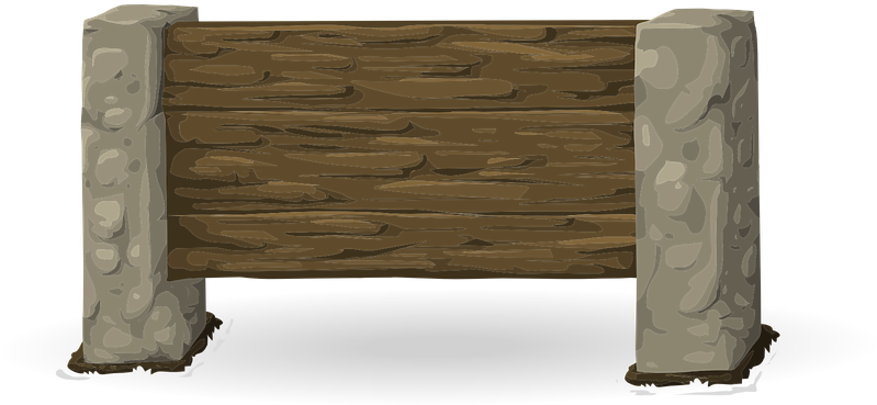 Picket Sign Png - Table (960x480), Png Download