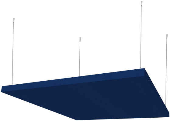 S244 Propanel Hanging Cloud Cobalt - Ceiling (594x594), Png Download