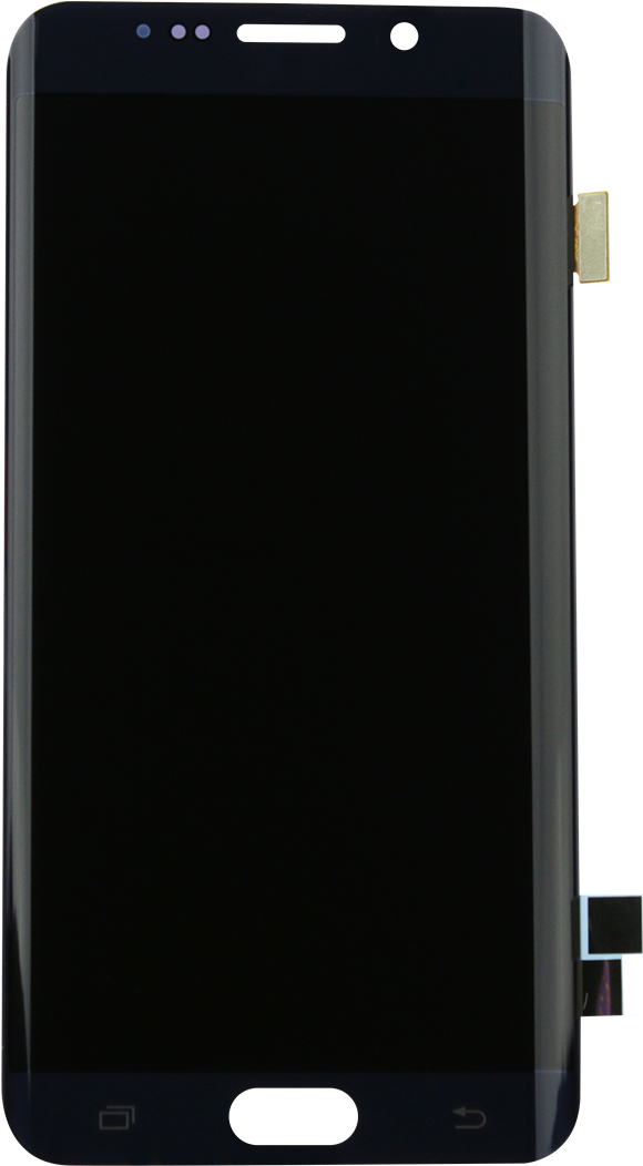 Samsung Galaxy S6 Edge Black Sapphire Display Assembly - Ecran Iphone 7 Plus (1200x1200), Png Download