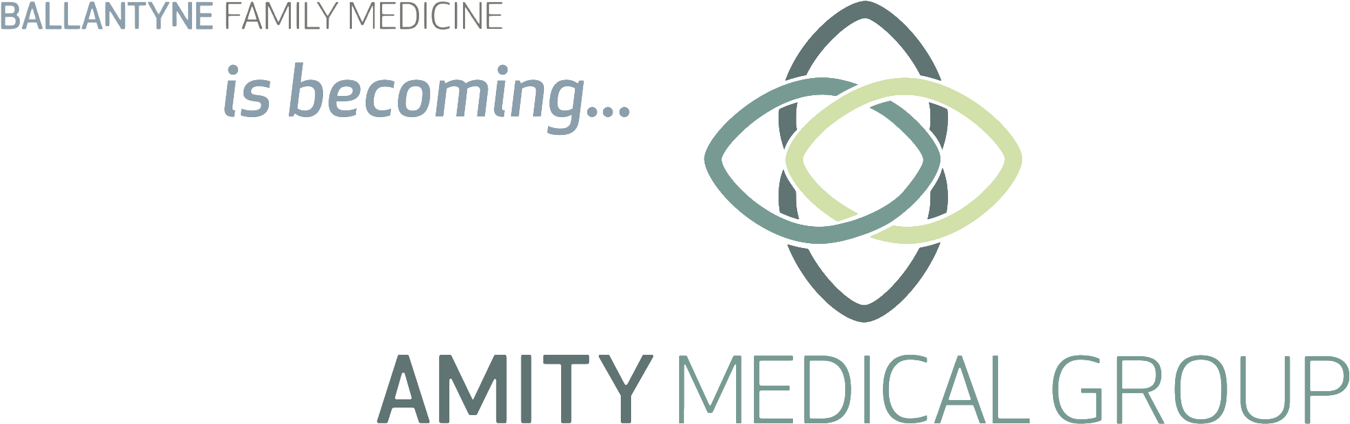Ballantynefm Is Becoming Amitymg - Amity Medical Group (2530x628), Png Download