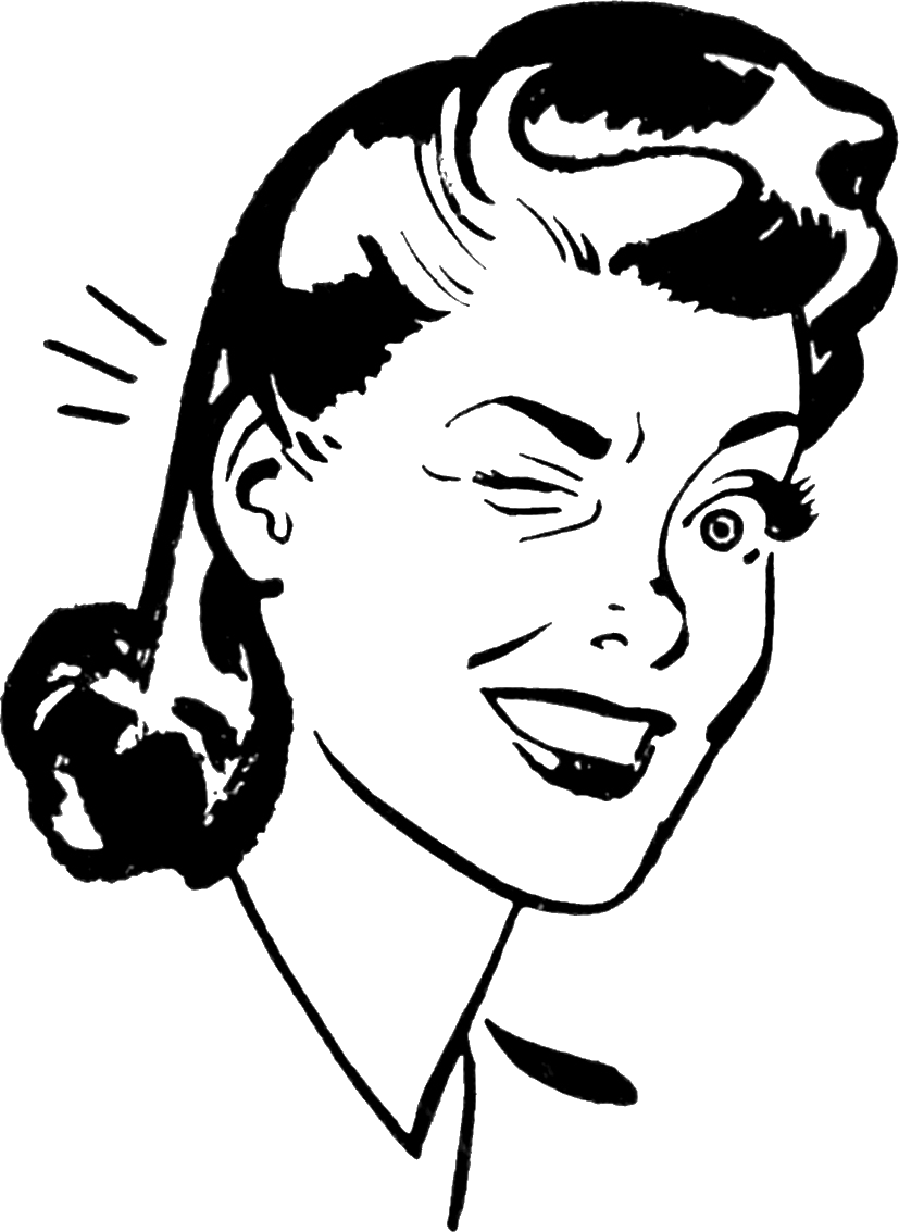 Post 12287 0 16104600 1456488975 Thumb - Wink Clipart Black And White (827x1133), Png Download