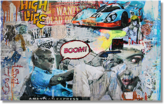 Mcqueen Boom - Painting (600x600), Png Download