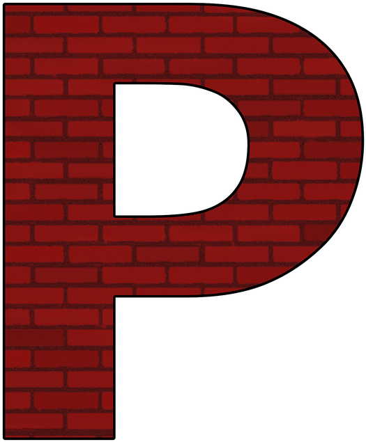 P Png - Brickwork (720x720), Png Download