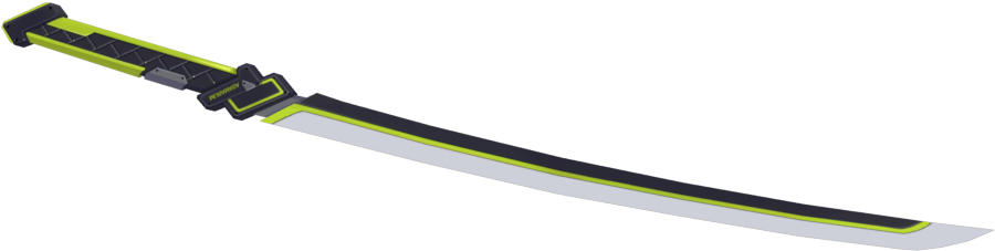 Katana - Houkai 3rd - Machete (1000x667), Png Download