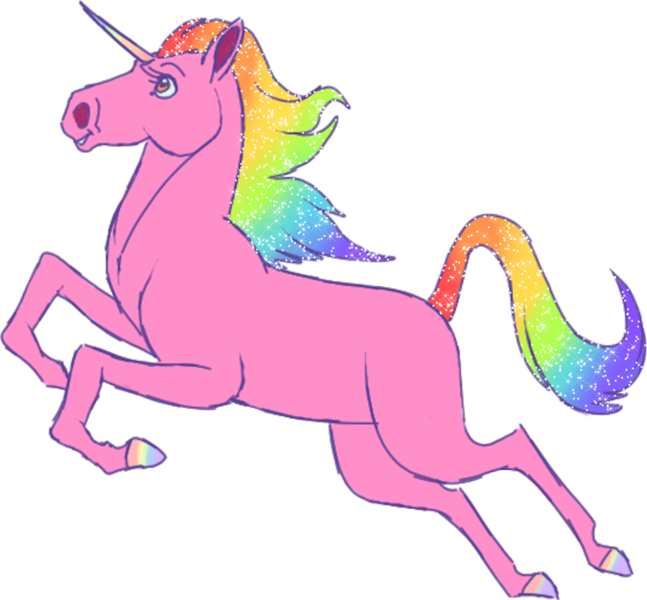 Pink Unicorn - Pink Unicorn Clipart (647x600), Png Download
