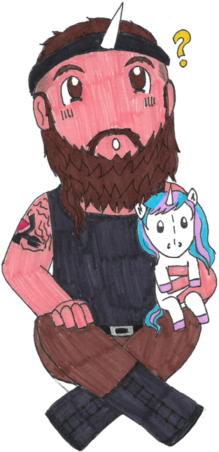 Imagine Braun Strowman Joining The New Day - Cartoon (600x761), Png Download