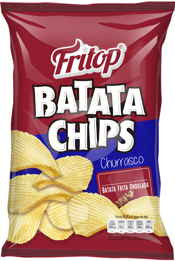 Batata Chips De Churrasco (605x900), Png Download