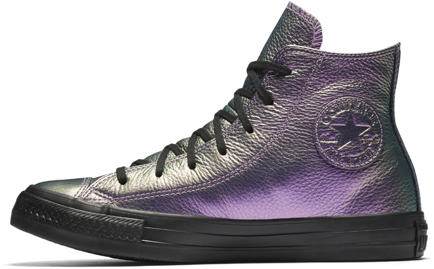Converse Chuck Taylor All Star Iridescent Leather High - Sneakers (1000x1000), Png Download