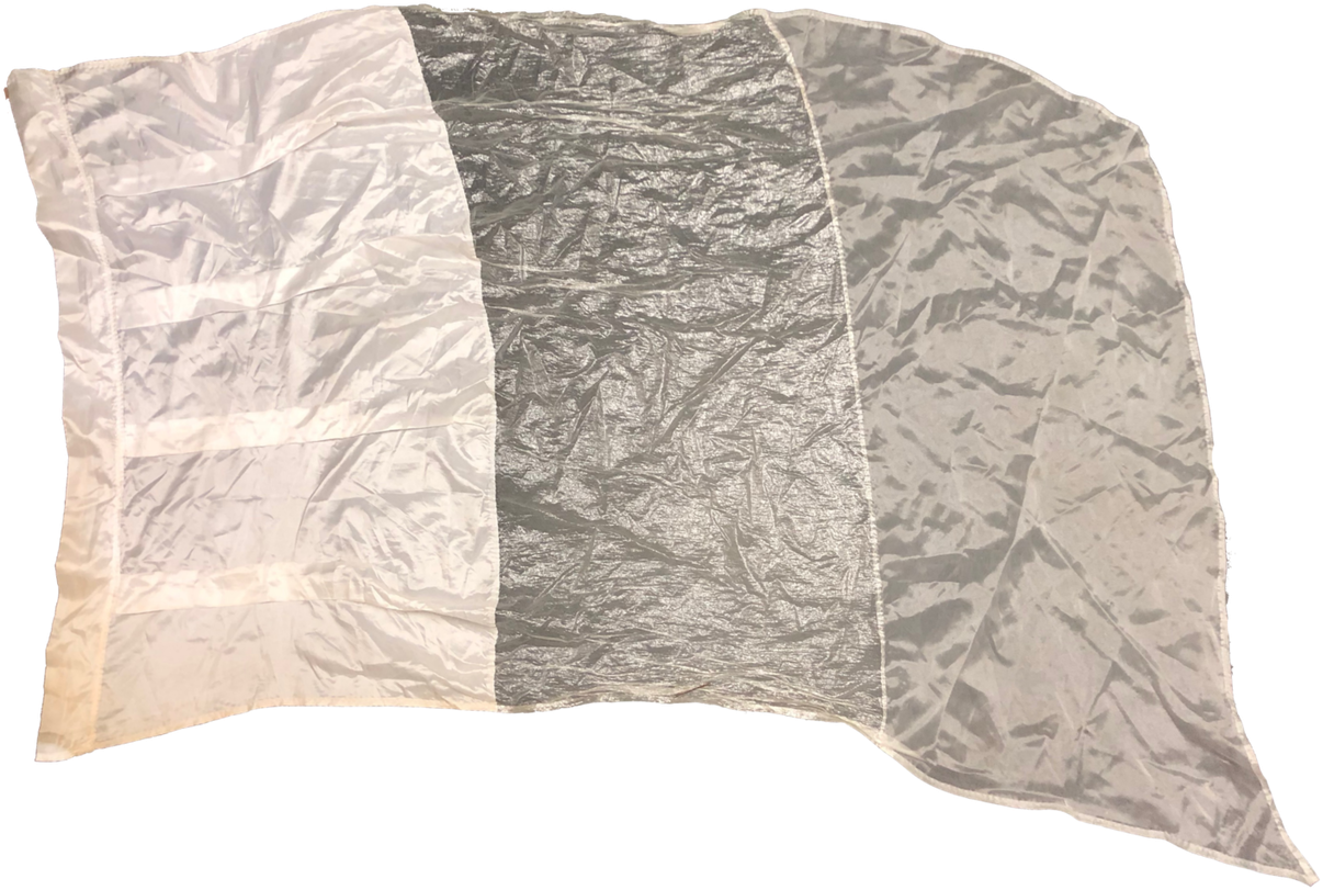 23 White/iridescent Flags Poly China/lame Good Condition - Lace (1280x901), Png Download