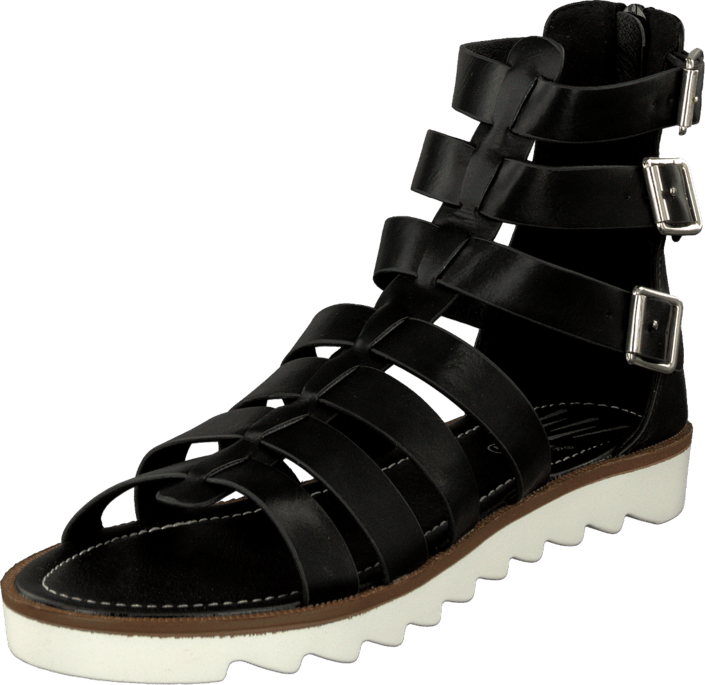 Wildflower Risa Black 50412-01 Womens Synthetic Rubber - Fisherman Sandal (705x685), Png Download