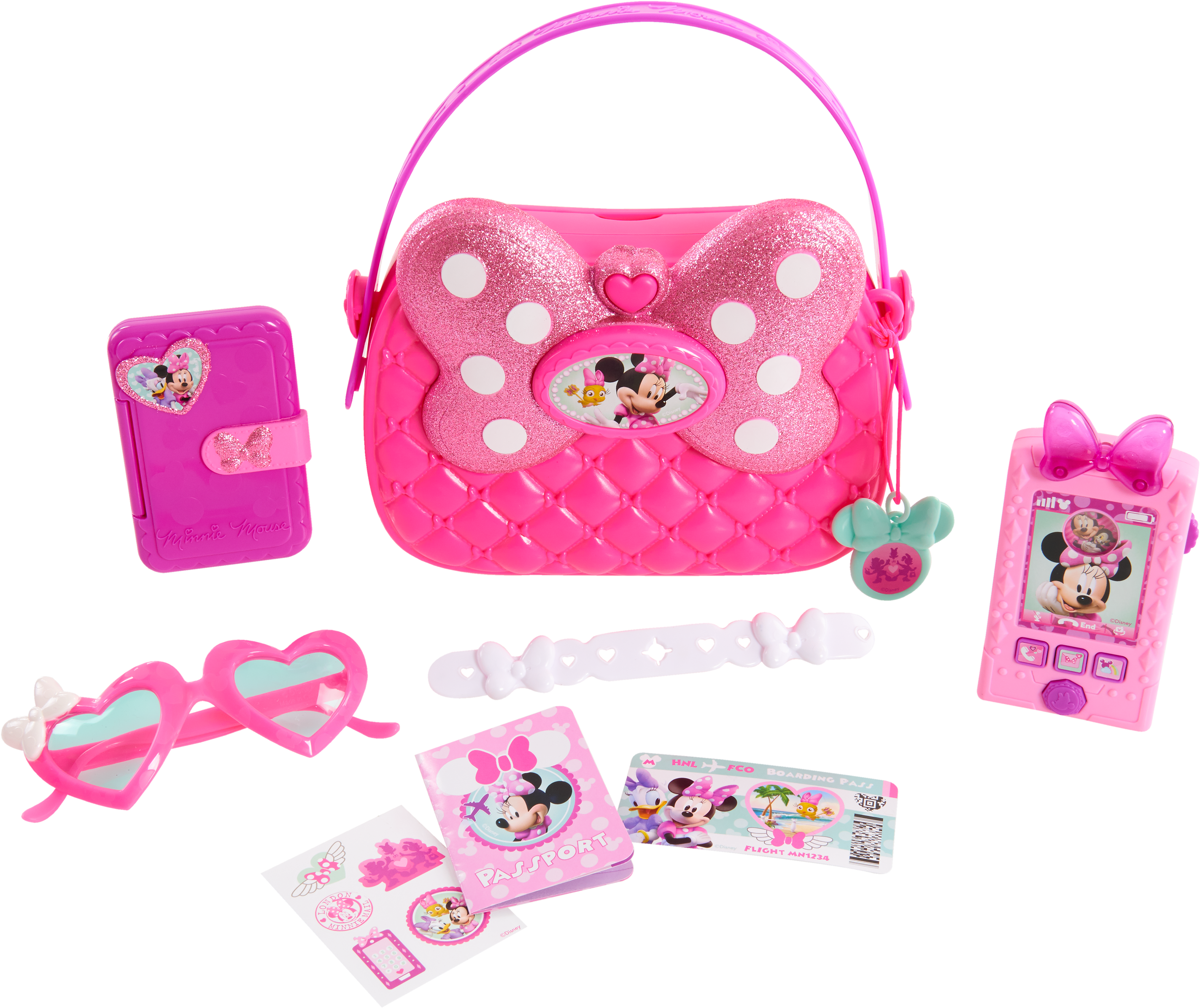 Minnie Mouse Karaoke Purse Best Image Ccdbb - Minnie's Happy Helpers Bag Set (3000x2999), Png Download