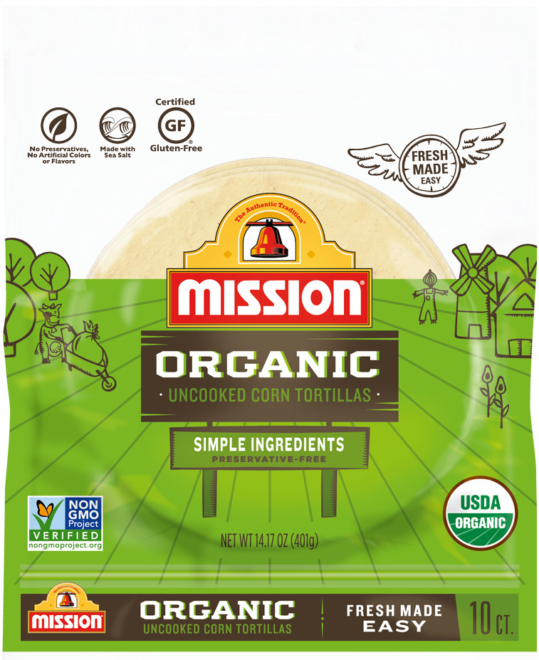 Breakfast Burritos With Cream Cheese - Mission Organic Uncooked Tortillas (880x940), Png Download