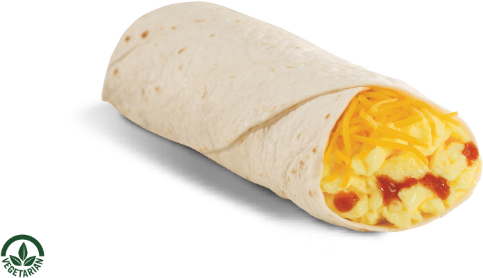 Breakfast Burrito - Taco Bean And Cheese Burrito (860x480), Png Download