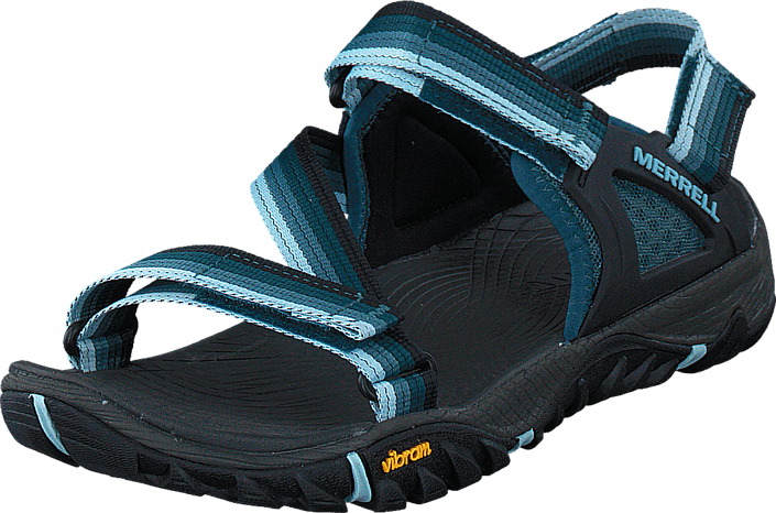 Merrell All Out Blaze Web Sea Pine 58805-03 Womens - Water Shoe (705x466), Png Download