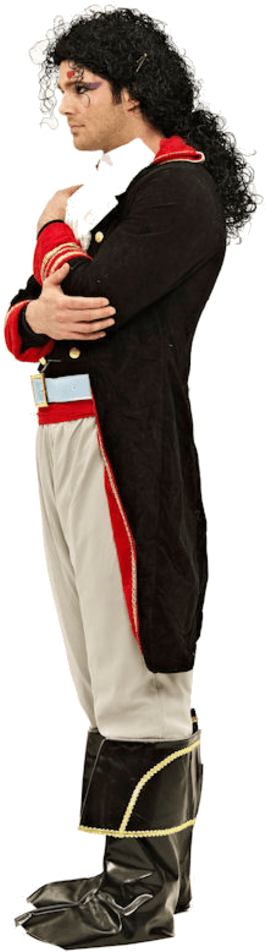 Mens Adam Ant 80s Celebrity Singer Fancy Dress - Cosplay (600x951), Png Download