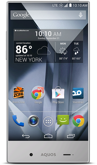 Sharp Aquos Portcharlotte Front (550x570), Png Download