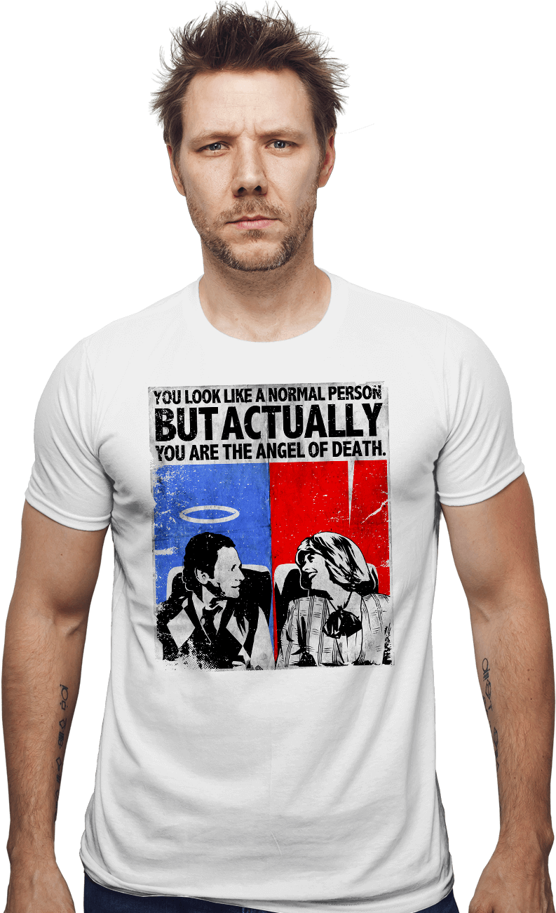 Angel Of Death - T-shirt (930x1300), Png Download