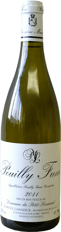 Petit Soumard Pouilly Fume - Glass Bottle (681x1024), Png Download