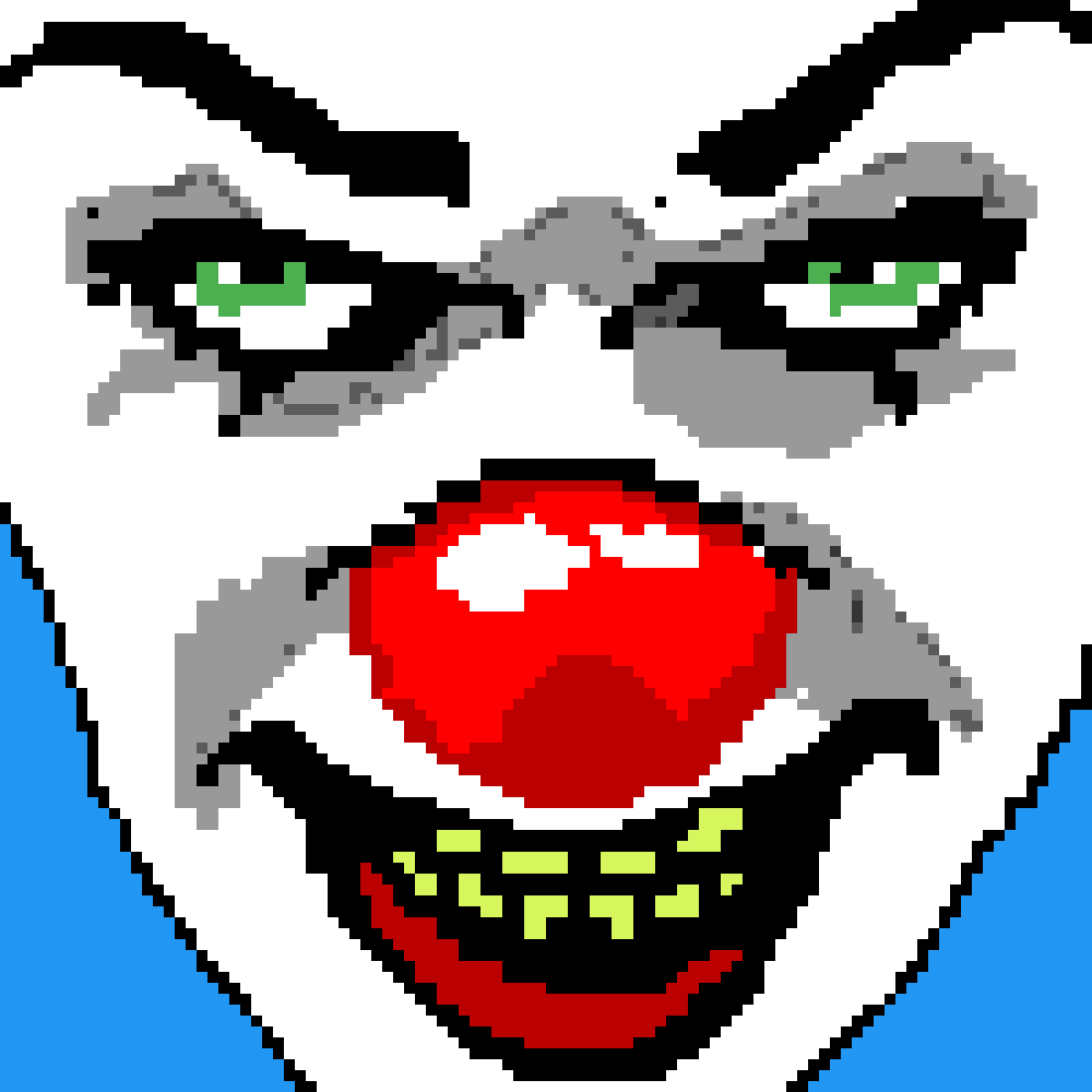 You'll Float Too - Pennywise Perler Bead Patterns (1200x1200), Png Download