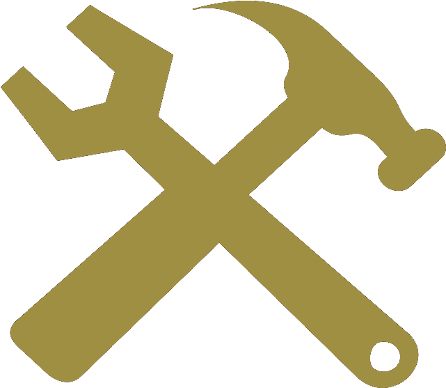 Rick Widdekind Friendly Handyman Services White Site - Hammer And Wrench Png (640x640), Png Download