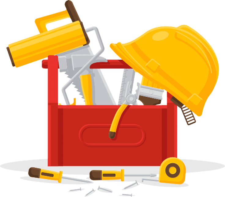 Our Vendor Portal Is Currently Under Construction - لوگو خدمات ساختمانی (736x644), Png Download