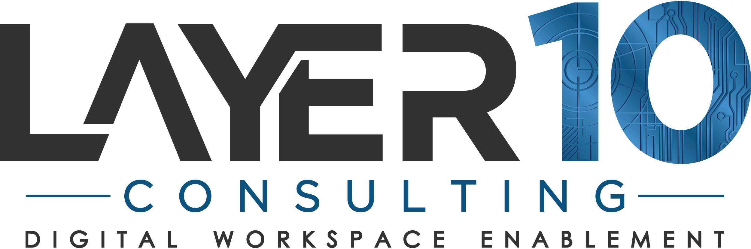 Layer 10 Consulting Is Pleased To Present Our Logo - Graphics (2500x829), Png Download