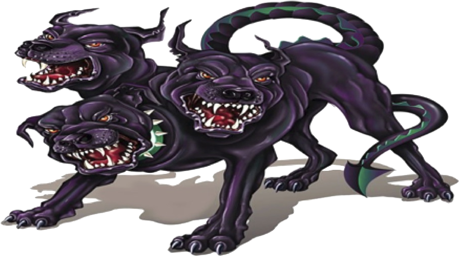 981 X 514 12 - Cerberus The Three Headed Dog (981x514), Png Download