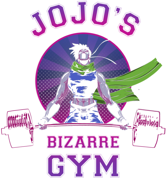 Next Slide - Jojo's Bizarre Gym (571x761), Png Download