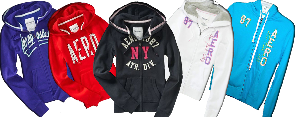 Aeropostale Hoodies - Hoodie (1200x475), Png Download