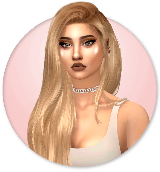 Plumbob Juice Eyelashes Thick Eyelashes, East Coast, - Blond (559x601), Png Download