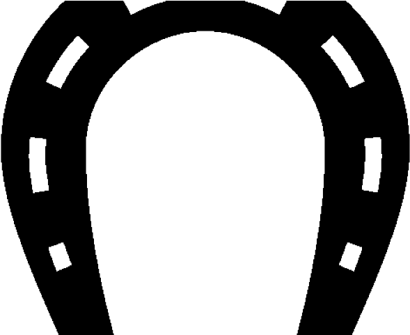 Horseshoe Clipart Transparent Background - Clip Art Horse Shoe (640x480), Png Download