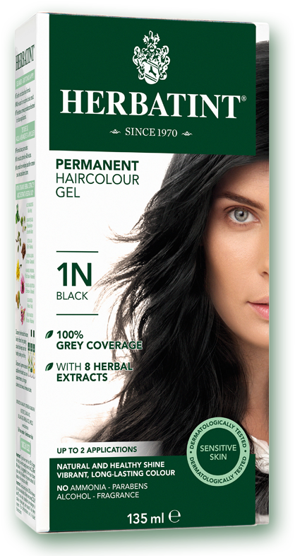 Herbatint 1n Black - Herbatint Hair Colour (800x800), Png Download