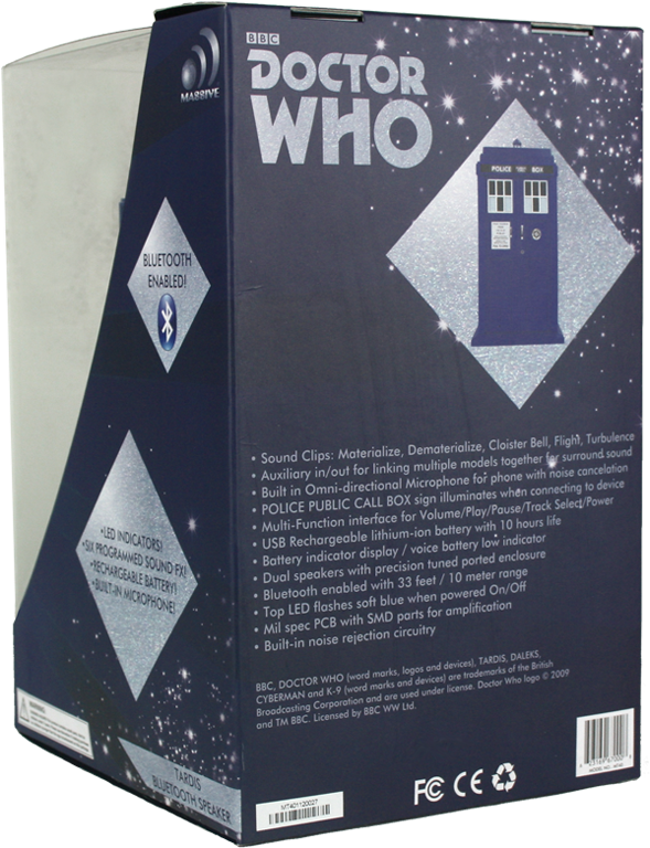 Tardis Wireless Bluetooth Speaker - Paper (800x800), Png Download