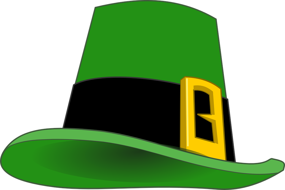 Irish Leprechaun Hat - Leprechaun Hat Clip Art (960x640), Png Download
