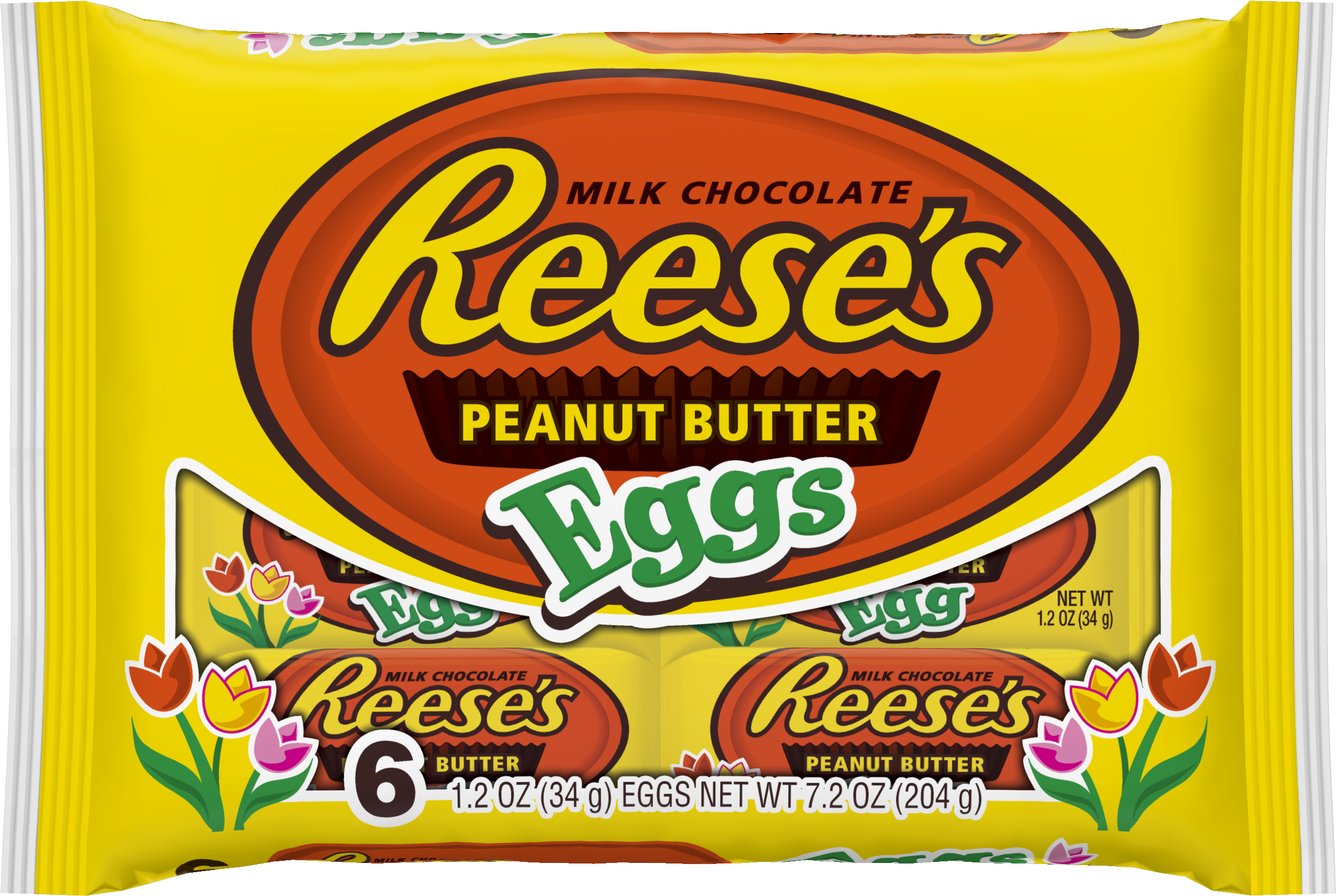 Reese's, Easter Peanut Butter Eggs, 6 Ct, - Reese Easter Egg (3000x3000), Png Download