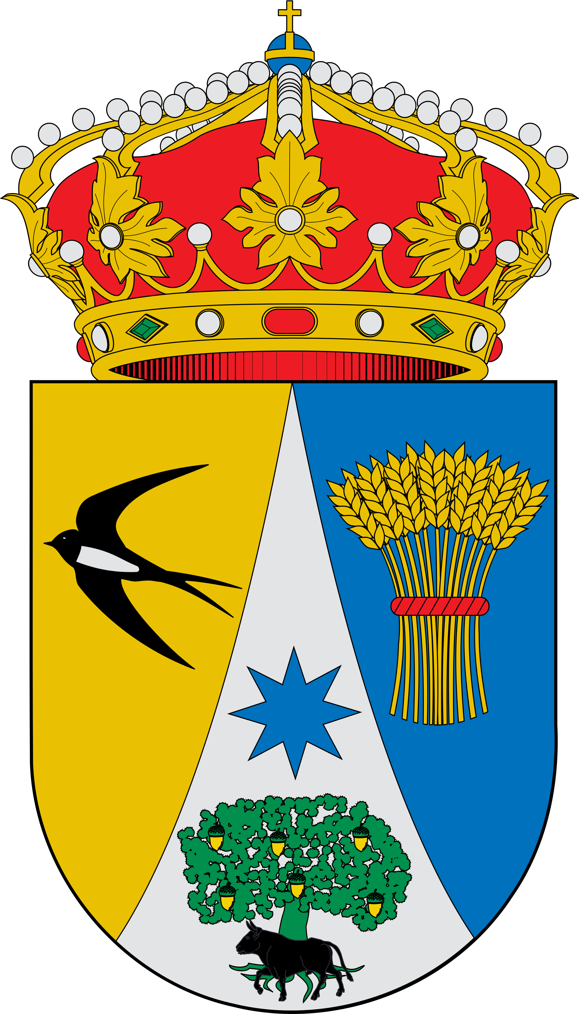 Open - Escudo Casas De Don Pedro (2000x3509), Png Download