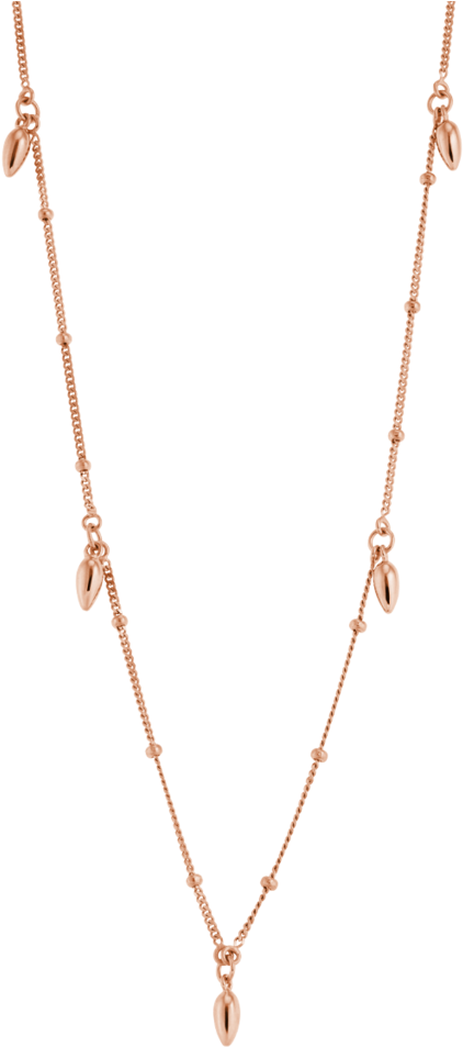 5 Drop Necklace Image - Necklace (939x1024), Png Download
