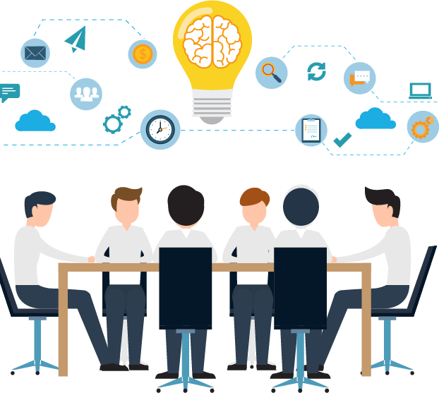 622 X 557 2 - Technology Industry Management (622x557), Png Download